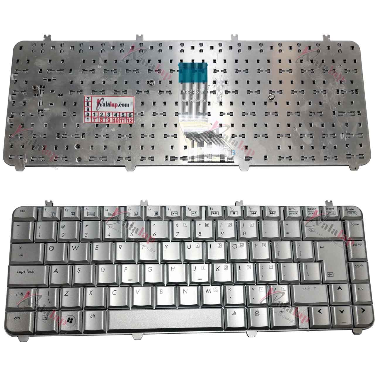 کیبورد لپ تاپ اچ پی Keyboard Laptop Hp DV5-1000 DV5-1100 — تصویر ۳