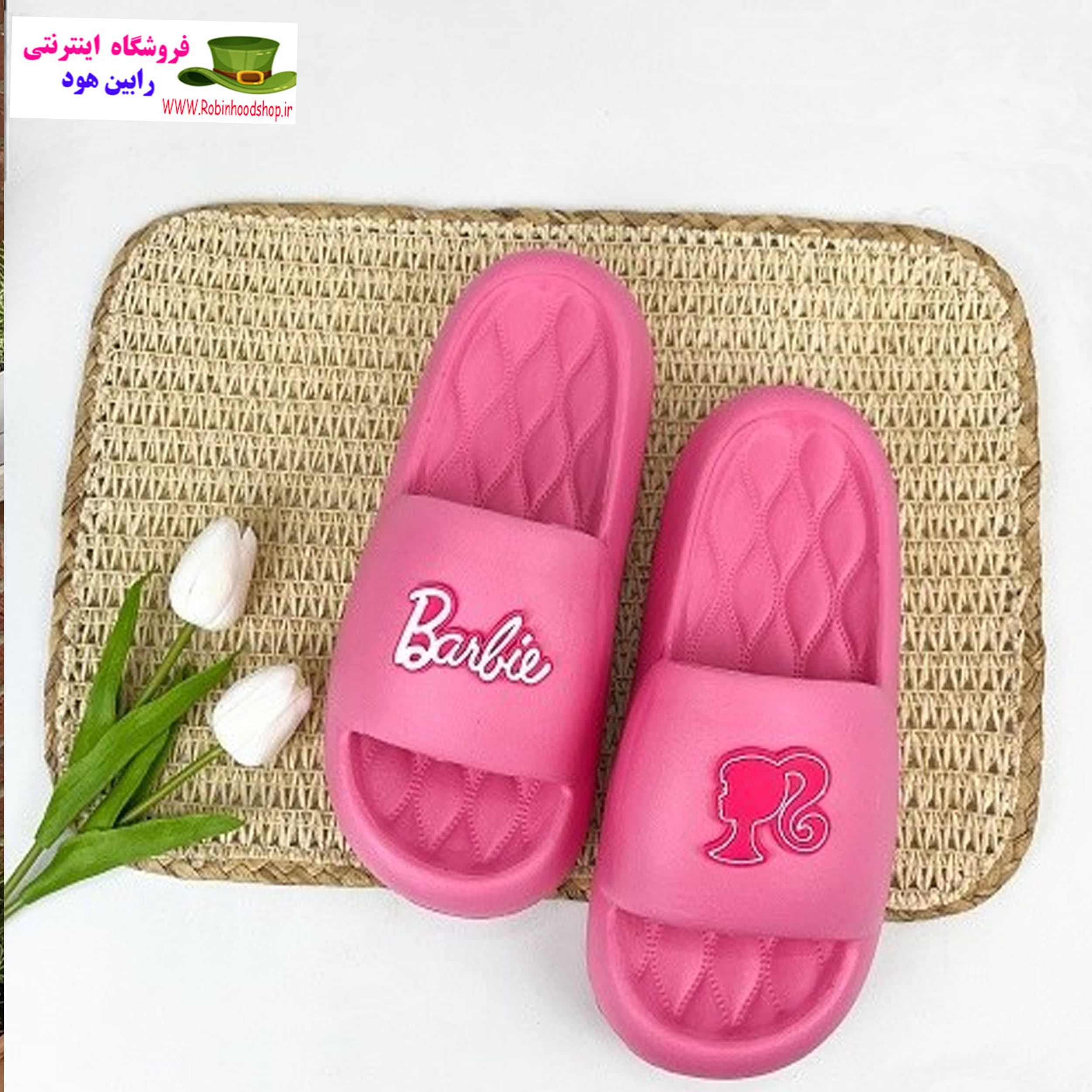 دمپایی باربی زنانه سیلیکونی سایز ۳۷ تا ۴۰