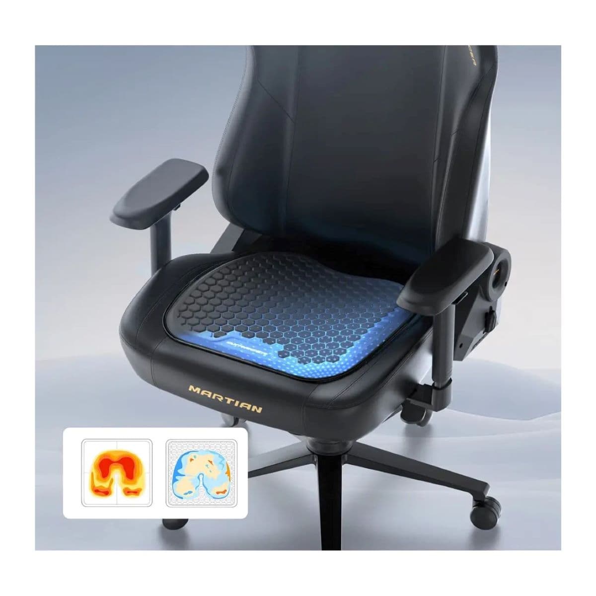 پد صندلی DXRACER مدل CA-SEATCUSHIONGEL-N — تصویر ۸