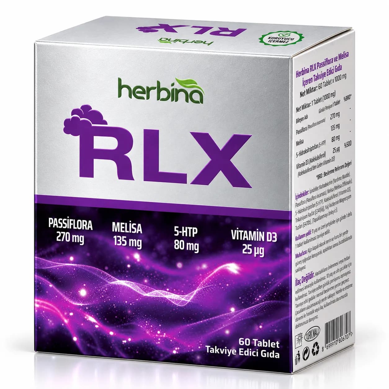 RLX هربینا ۶۰ قرص | Herbina Relax