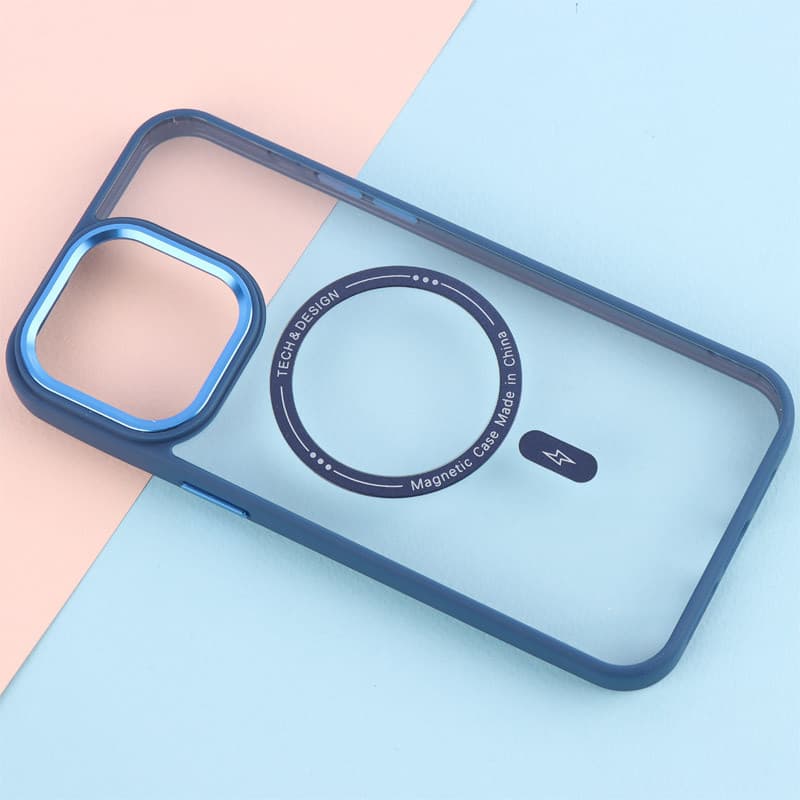 گارد MAGNETIC مگ سیف پکدار آیفون 12PRO MAX آبی NAVY BLUE