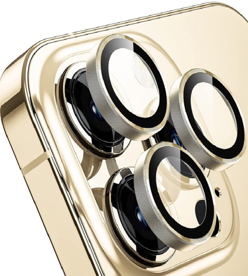 محافظ لنز 13pro max گلد
