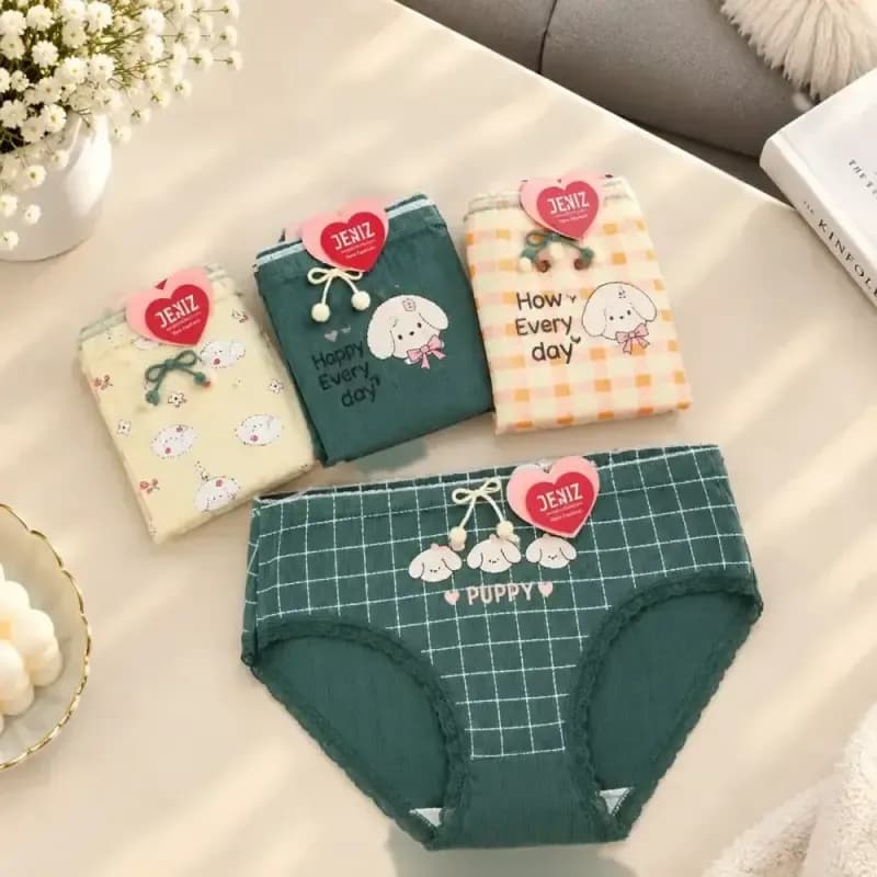 شورت عروسکی وارداتی تمام نخ ضد حساسیت طرح دخترونه سایز 36 تا 40 — تصویر ۶