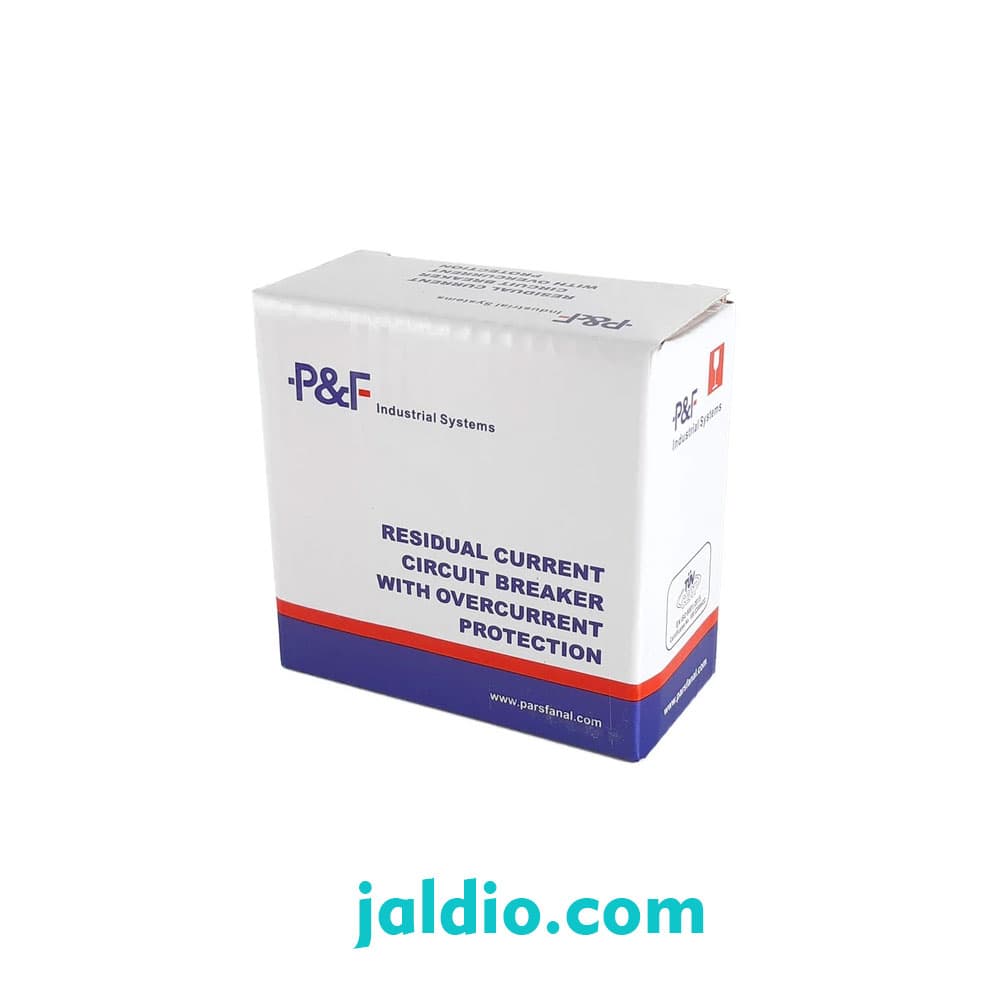 کلید اتوماتیک فیکس 25 آمپر قدرت قطع 35 کیلو پارس فانال قدرت قطع 35 کد PF3N 160-25A fix N — تصویر ۲