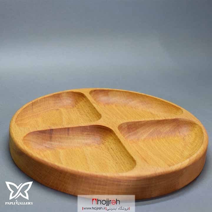 اردو خوری چوبی مدل دایره ای ۴ خانه | ارسال رایگان کد P33 — تصویر ۲