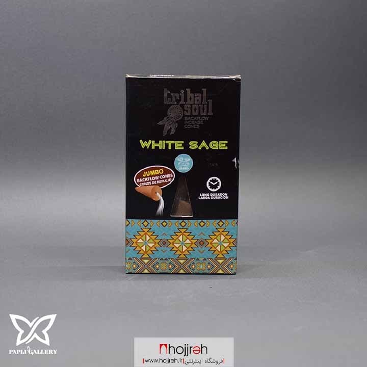 عود آبشاری تریبال سول مدل وایت سیج TRIBAL SOUL WHITE SAGE کد P13