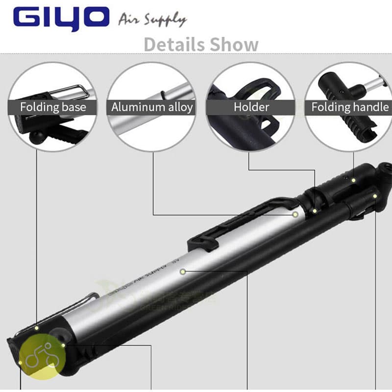 تلمبه دستی و زمینی دوچرخه جیو gm 821 — تصویر ۵