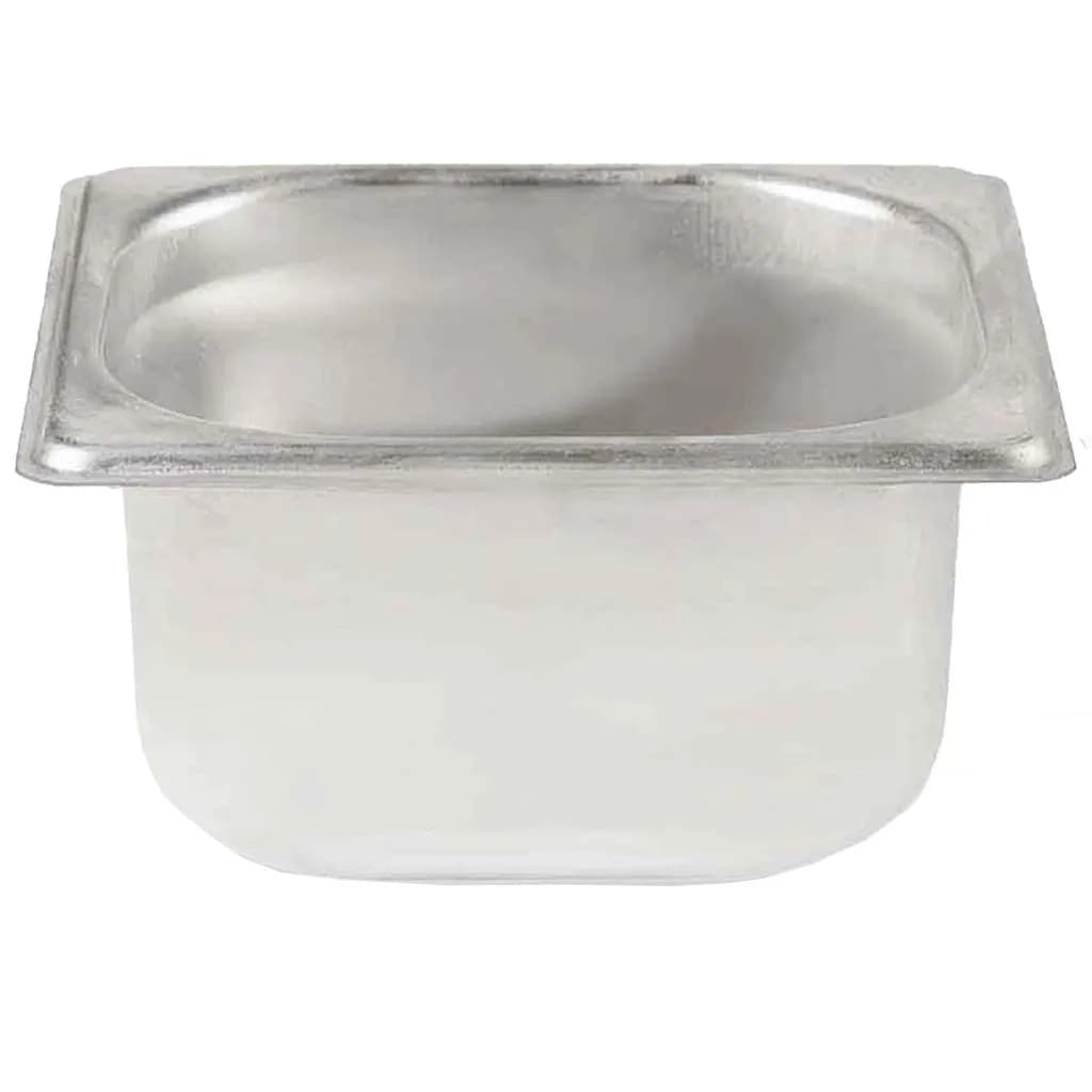 بن ماری 1/6 عمق 10 سانت ورق 0/8 Max Silver
