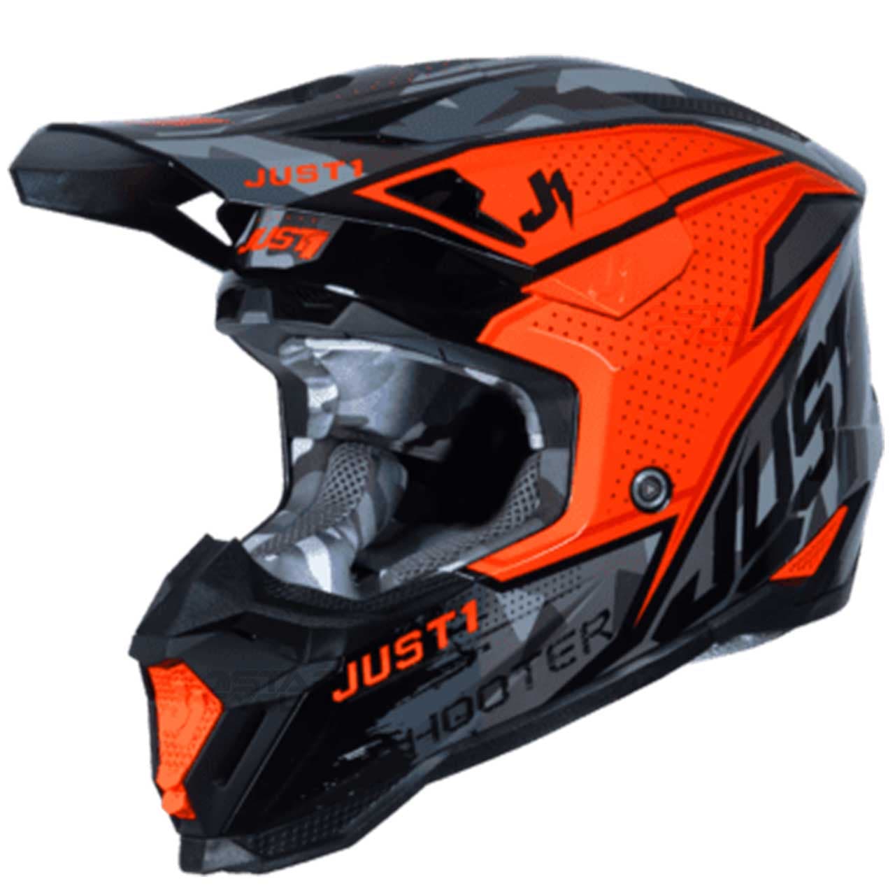 کلاه کاسکت کراسی جاست وان مدل J40-ORANGE