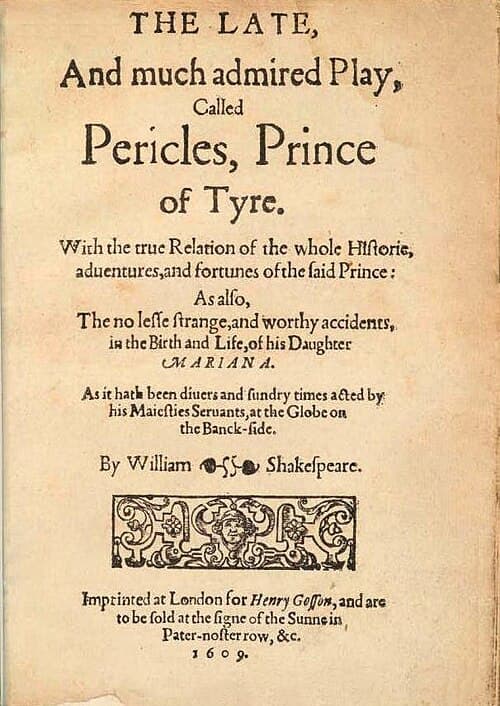 کتاب Pericles, Prince of Tyre (پریکلس، شاهزاده صور) نسخه انگلیسی PDF | ویلیام شکسپیر