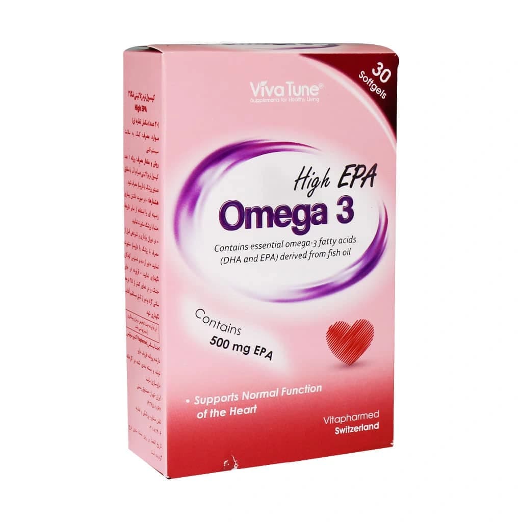 سافت ژل امگا 3 High EPA ویواتیون 30 عدد (Vivatune Omega 3 High EPA)