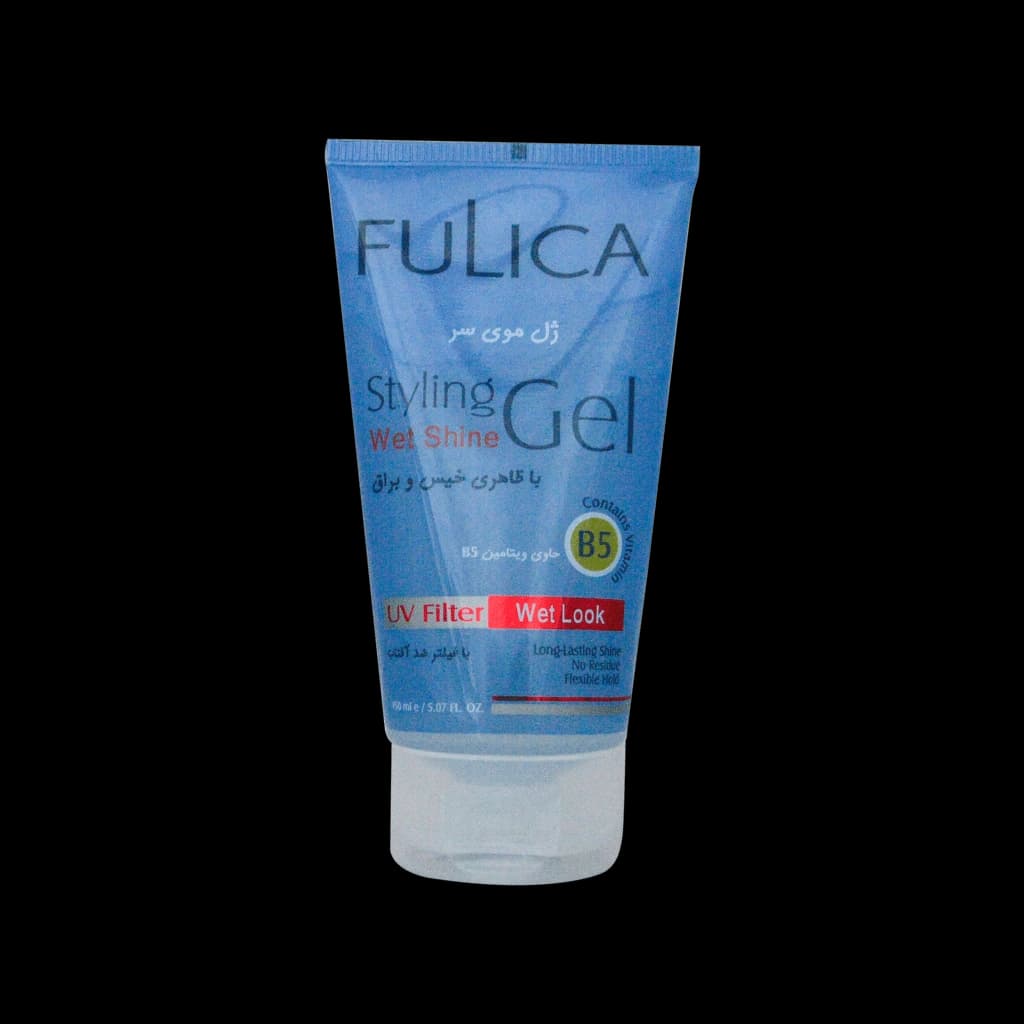 ژل حالت دهنده خیس فولیکا مناسب انواع مو ۱۵۰ میلی لیتر (Fulica Styling Wet Shine Gel)