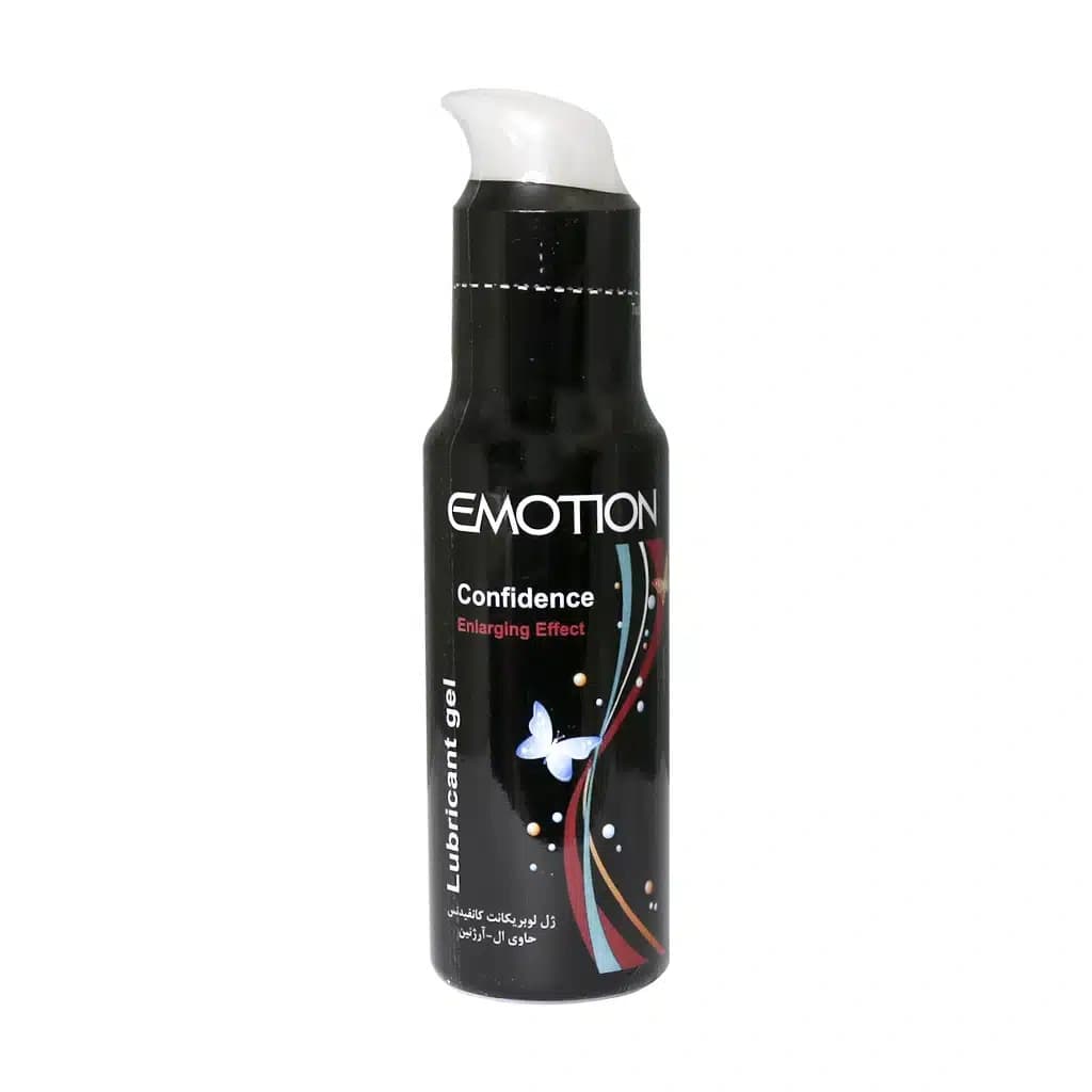 ژل لوبریکانت مشکی حجم دهنده ایموشن ۷۵ میلی لیتر (Emotion Confidence Black Gel)