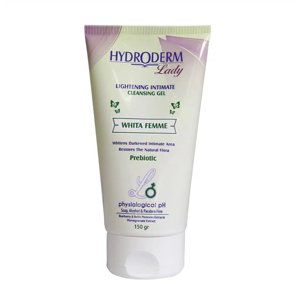 ژل بهداشتی روشن کننده بانوان هیدرودرم 150 گرم (Hydroderm Lightening Intimate Cleaning Gel)