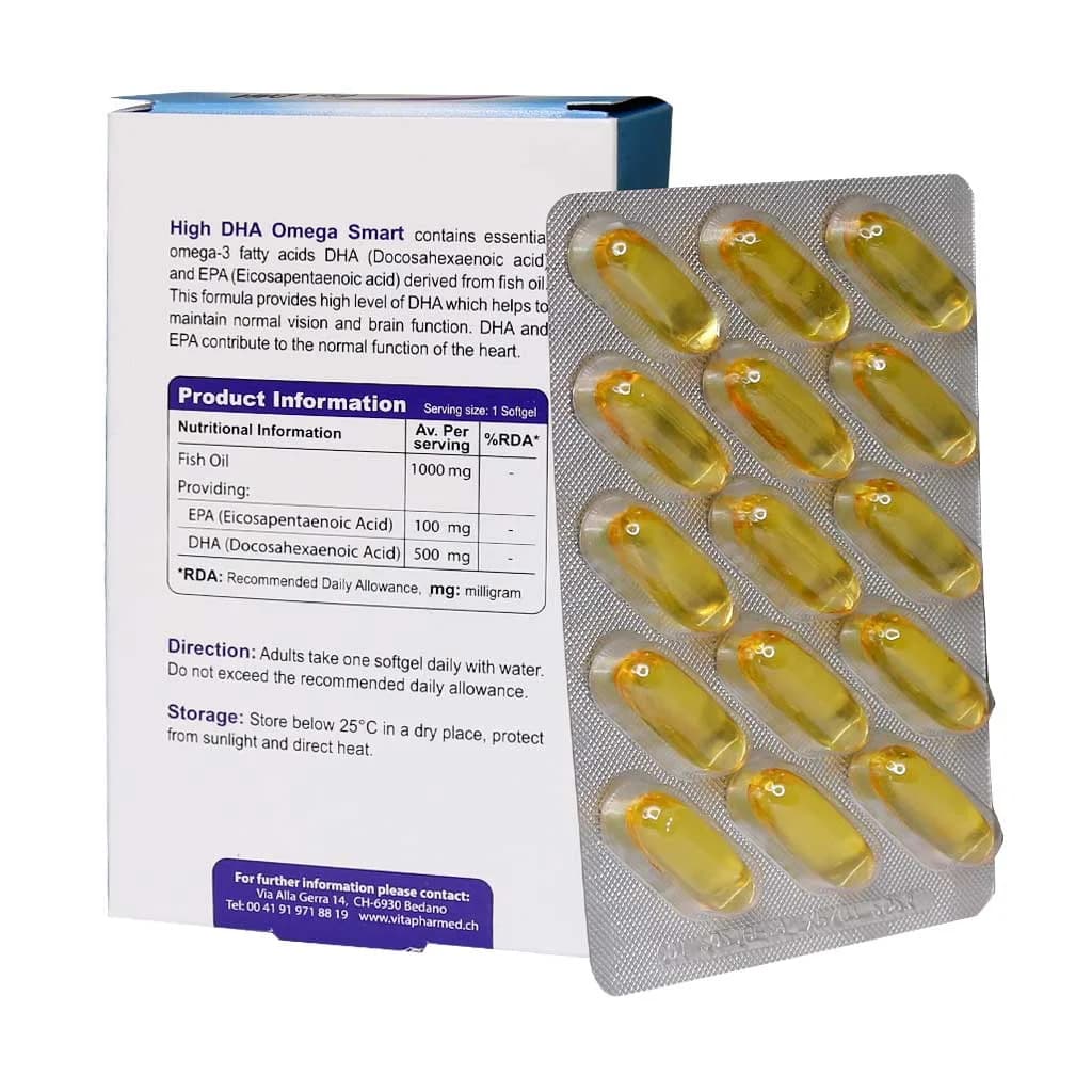 سافت ژل امگا 3 مدل High DHA ویواتیون 30 عدد (Viva Tune Omega 3 High DHA) — تصویر ۲