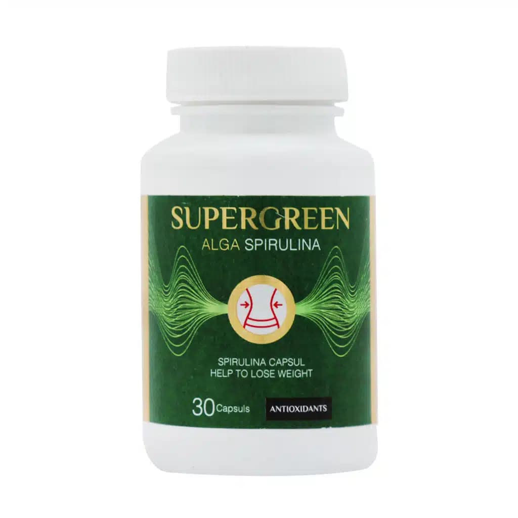 کپسول اسپیرولینا سوپر گرین زرین اورمان دارو 30 عدد (Zarin Ourman Daru Super Green Spirulina)