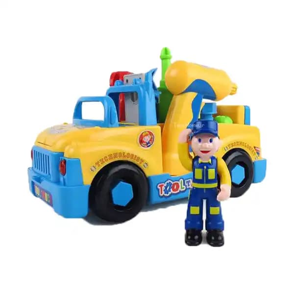 اسباب بازی کامیون نجاری هولی تویز Huile Toys