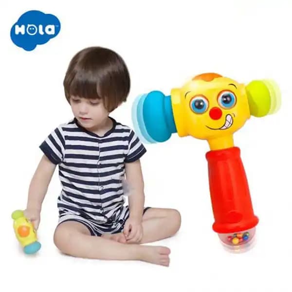 اسباب بازی موزیکال طرح چکش هوشمند برند هولی تویز HOLA TOYS