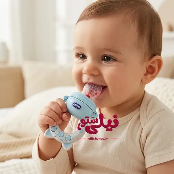 پستانک میوه خوری طرح گربه برند chioco