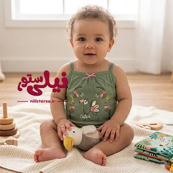 تاپ نوزادی مدل طوطی آدمک