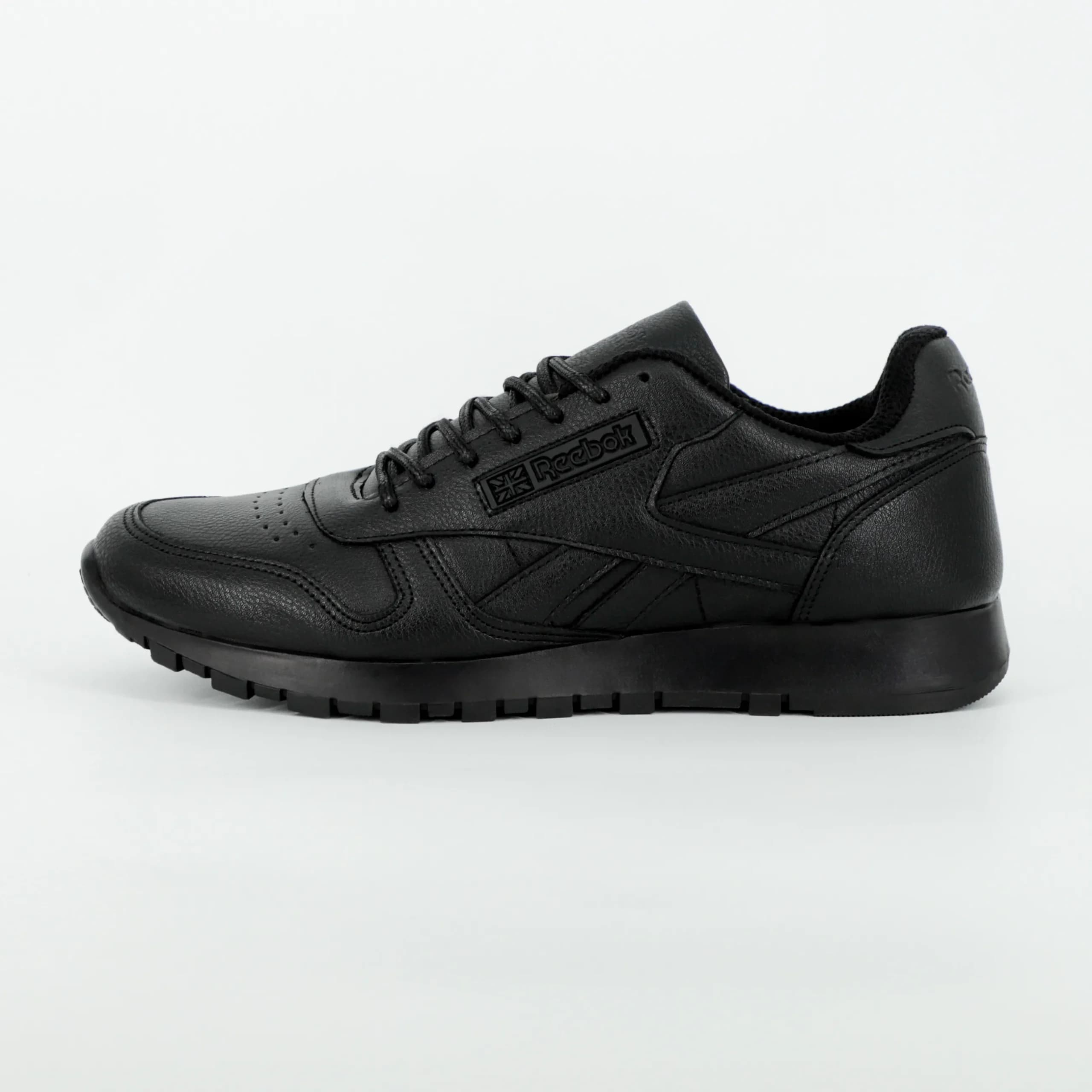 کتونی ریباک کلاسیک Reebok Classic چرمی مردانه مشکی کد 46 — تصویر ۵
