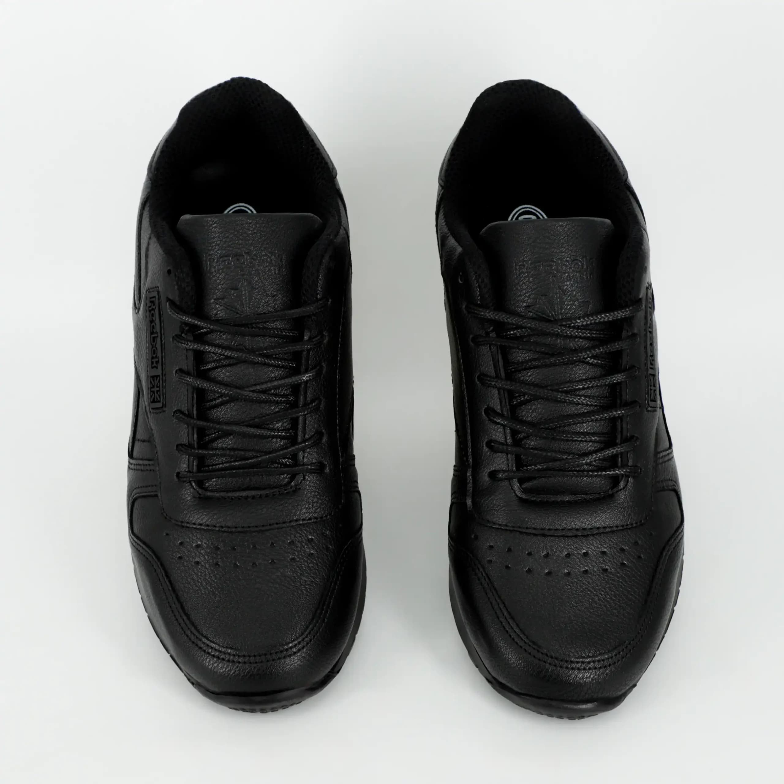 کتونی ریباک کلاسیک Reebok Classic چرمی مردانه مشکی کد 46 — تصویر ۳