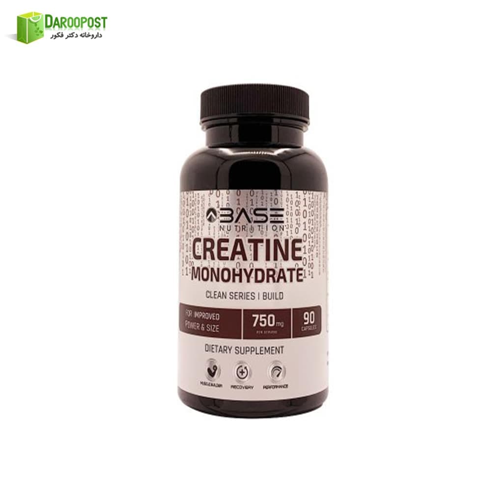 کپسول کراتین منوهیدرات 750 میلی گرمی بیس نوتریشن | Base Nutrition Creatine Monohydrate Capsule