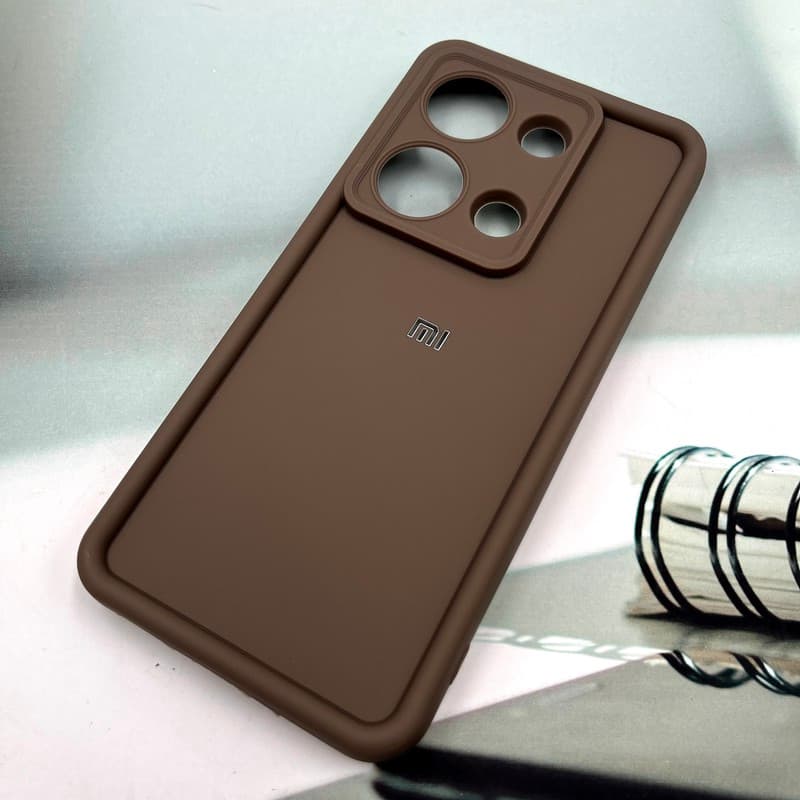 قاب گوشی Redmi Note 14S / Redmi Note 13 Pro 4G / Poco M6 Pro 4G شیائومی Armor Case ضد ضربه سیلیکونی تانک سولید محافظ لنز دار برجسته موکا کد 297899 — تصویر ۲