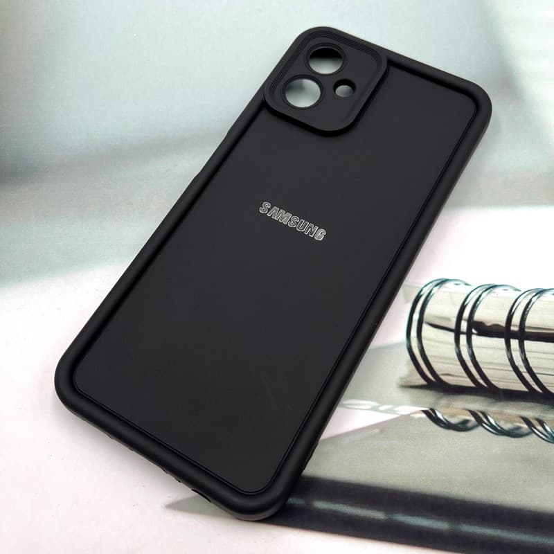 قاب گوشی Galaxy A06 سامسونگ Armor Case ضد ضربه سیلیکونی تانک سولید محافظ لنز دار برجسته مشکی کد 855558 — تصویر ۲