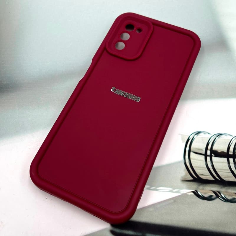 قاب گوشی Galaxy A02S / Galaxy A03S سامسونگ Armor Case ضد ضربه سیلیکونی تانک سولید محافظ لنز دار برجسته مشکی کد 143753 — تصویر ۲