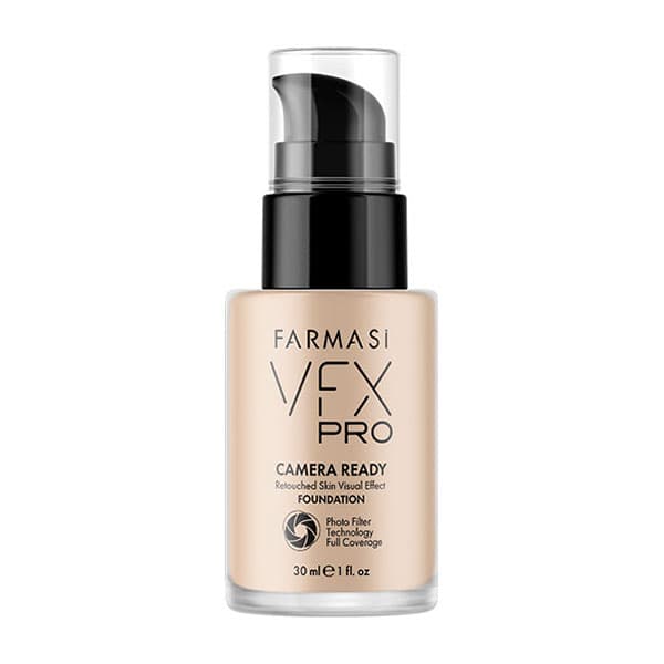کرم پودر Farmasi VFX Pro Fondöten 01 Ivoryفارماسی — تصویر ۳
