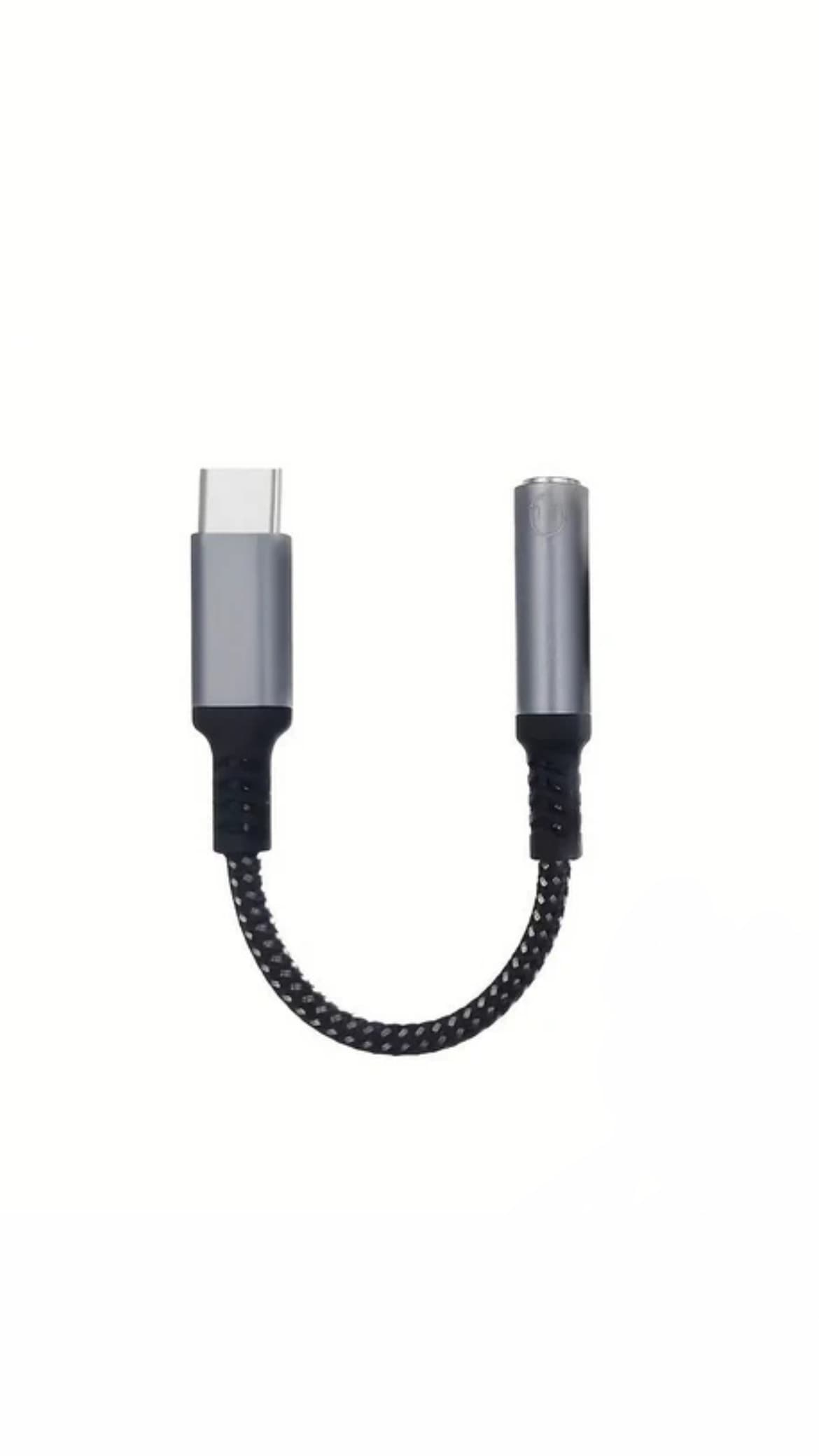 کابل تبدیل تایپ‌سی و لایتنینگ به ایوایکس Type-C به AUX مدل GJ-009