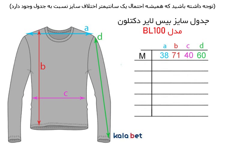بیس لایر دکتلون مدل BL100 — تصویر ۴