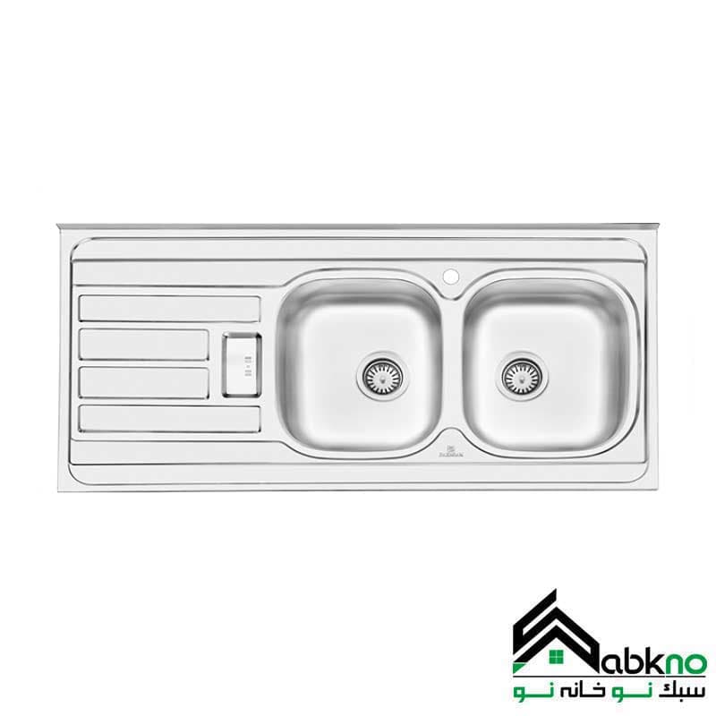 سینک استیل روکار پرنیان مدل PS-2101