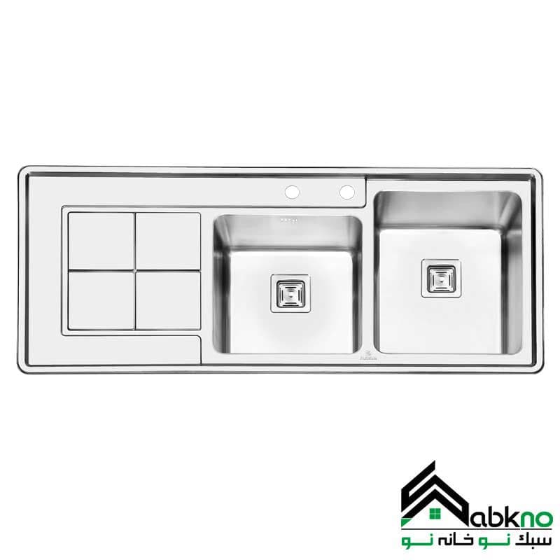 سینک استیل توکار پرنیان مدل PS-1213