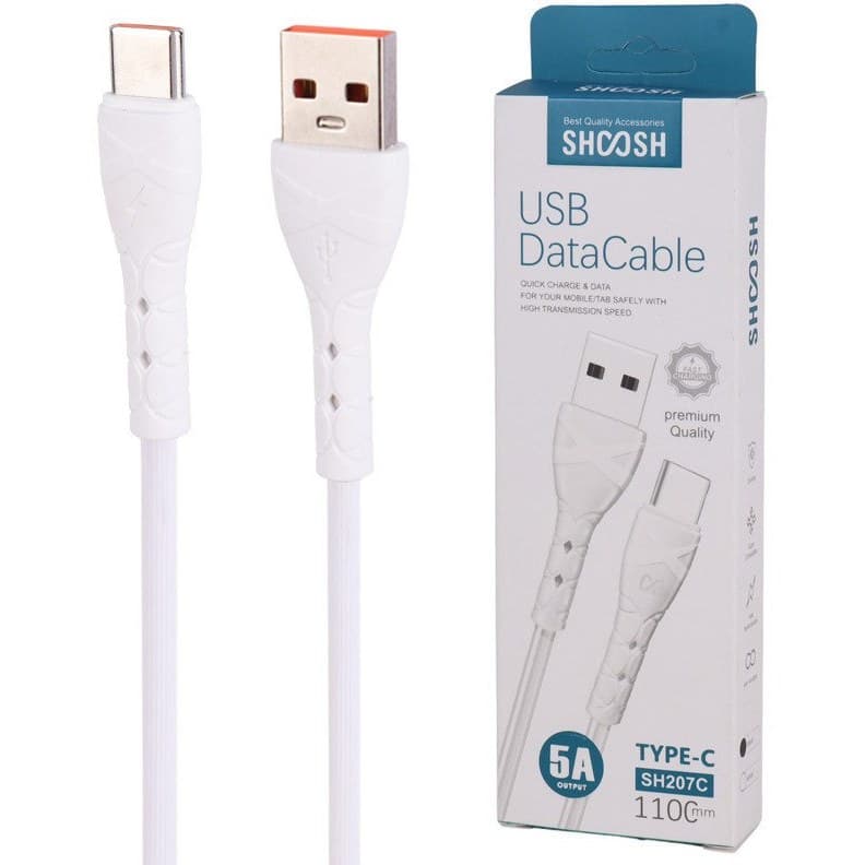 کابل شارژ USB به Type-C شوش SH207C