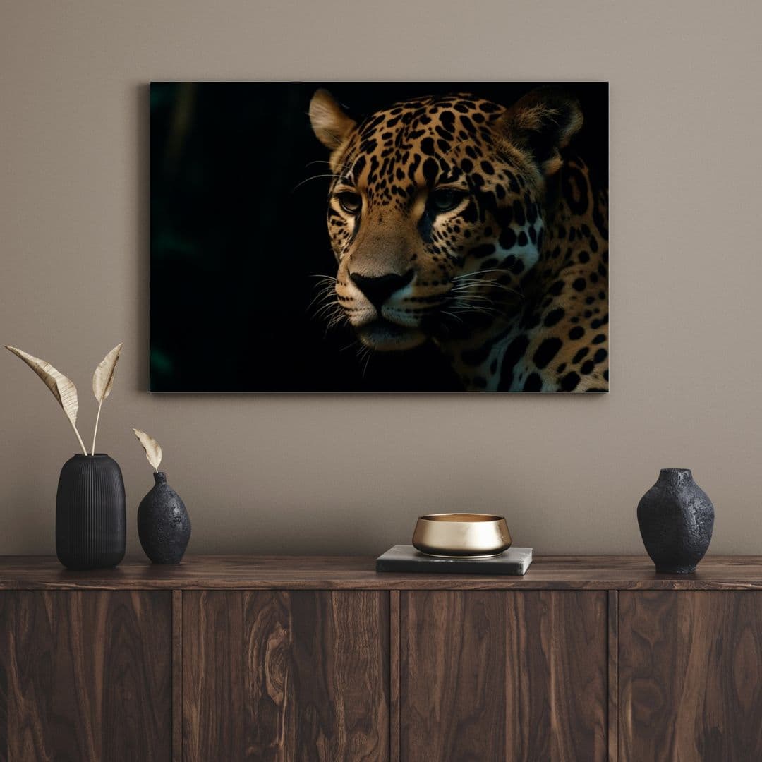 تابلو یوزپلنگ خشن fierce cheetah