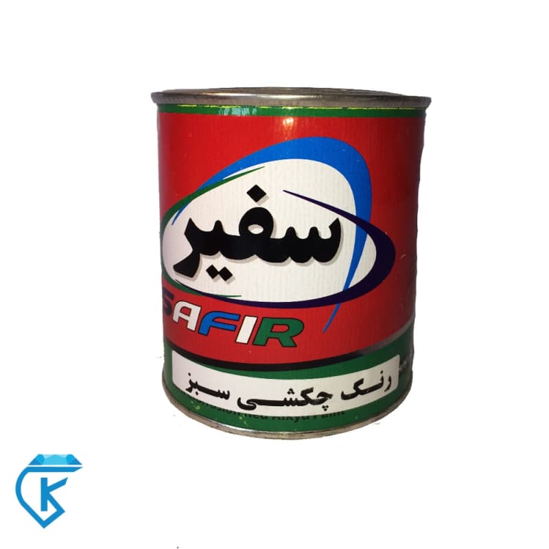 رنگ چکشی سبز کیلو 865 سفیر