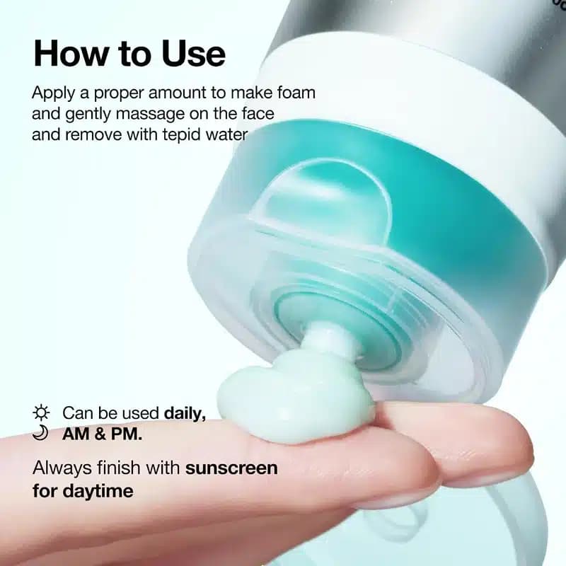 فوم شستشو صورت آبرسان آنوا Anua حاوی PDRN و هیالورونیک اسید مدل PDRN Hyaluronic Acid Moisturizing Cleansing Foam (150 میل) — تصویر ۶