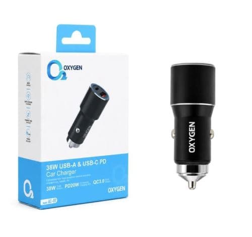 شارژر فندکی 38 وات oxygen مدل AC07