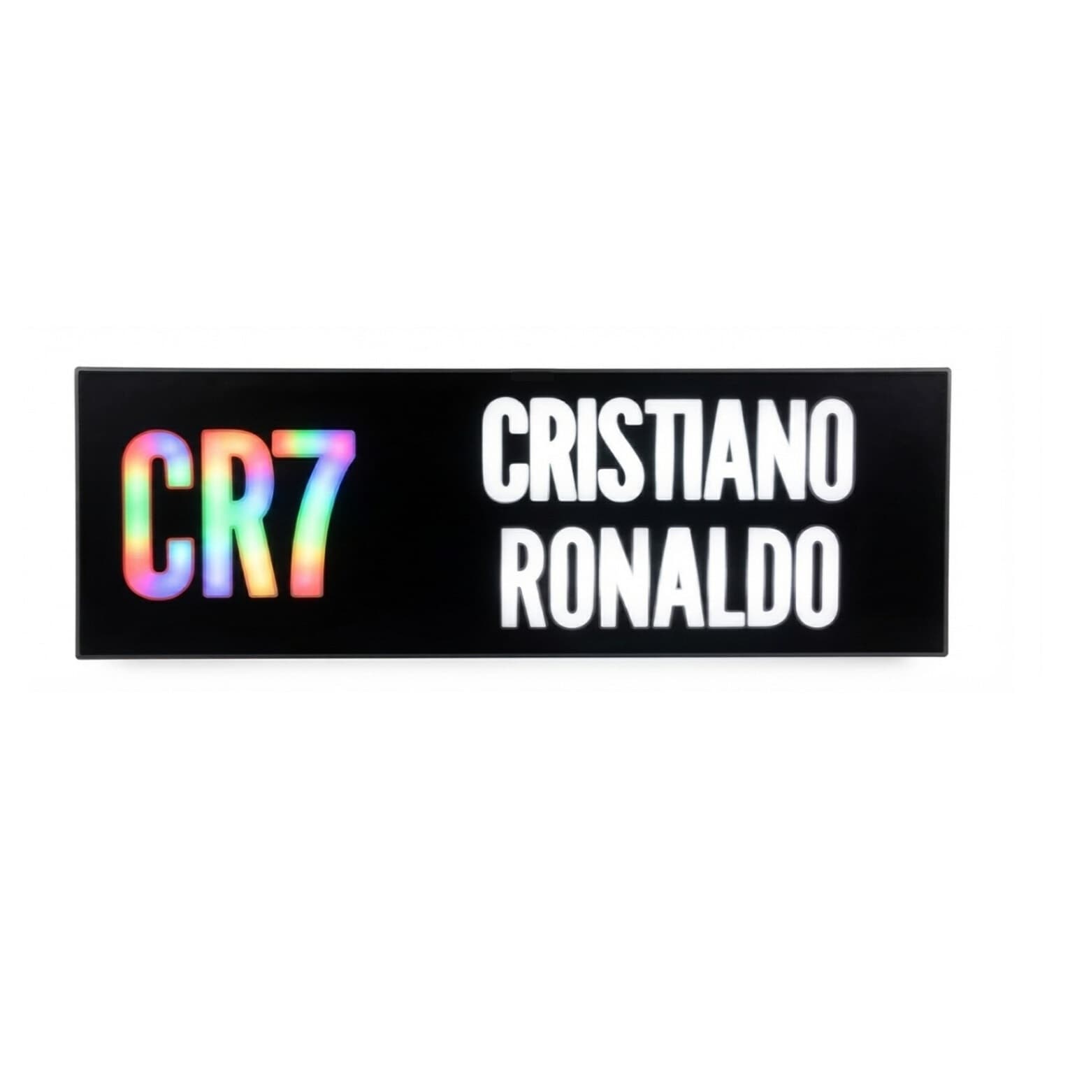 لایت‌باکس گیمینگ طرح کریستیانو رونالدو CR7 — تصویر ۳