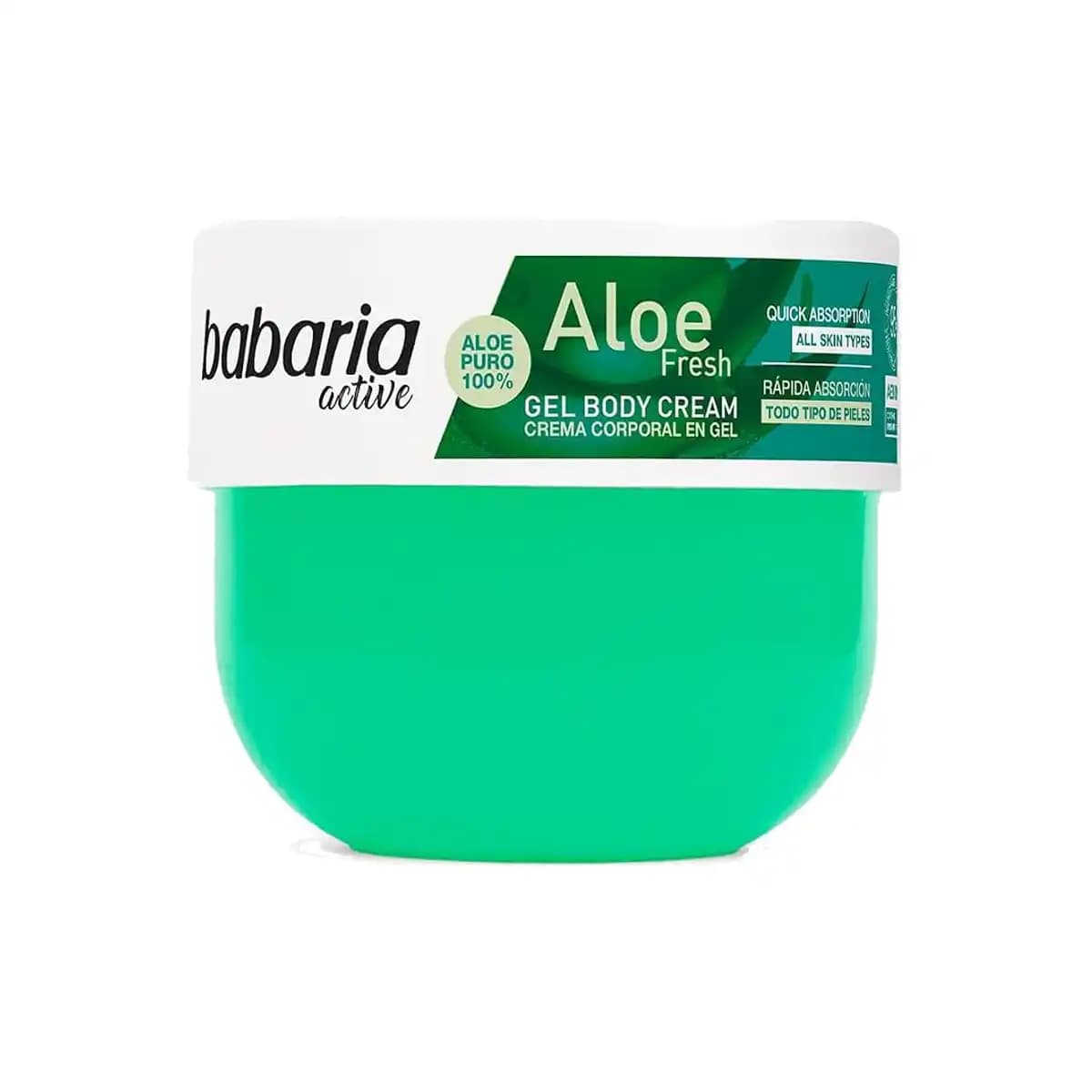 ژل بدن آلوئه ورا باباریا BABARIA ALOE FRESH GEL BODY CREAM حجم400ml اصل