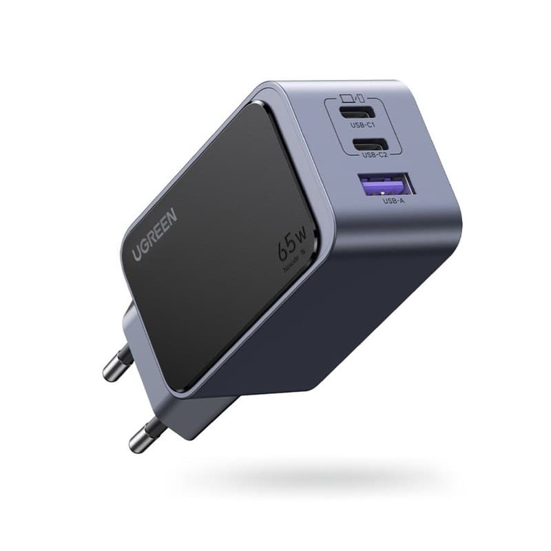 شارژر دیواری یوگرین UGREEN Nexode S X553–65W GaN 3-Port Charger — تصویر ۴