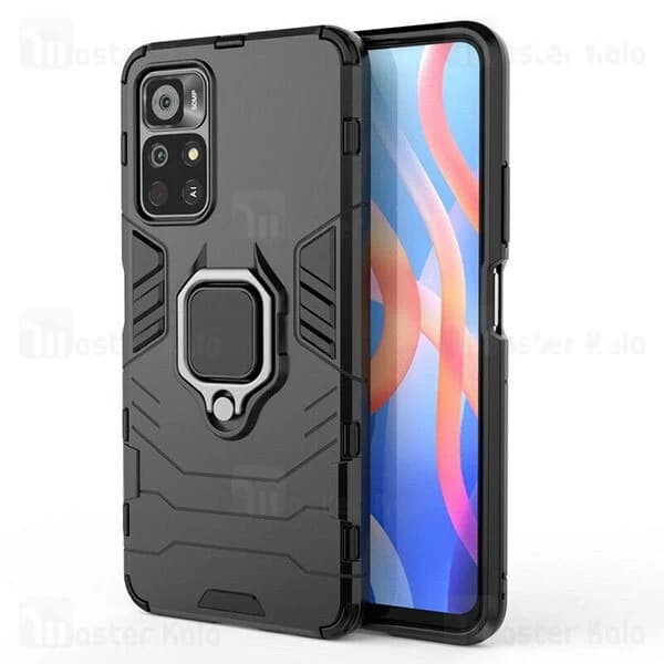 گارد ضد ضربه انگشتی شیائومی Xiaomi Redmi Note 11 5G (China) Black Panther KEYSION Armor Ring — تصویر ۴