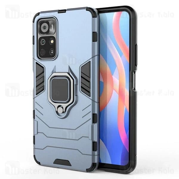 گارد ضد ضربه انگشتی شیائومی Xiaomi Redmi Note 11 5G (China) Black Panther KEYSION Armor Ring — تصویر ۳