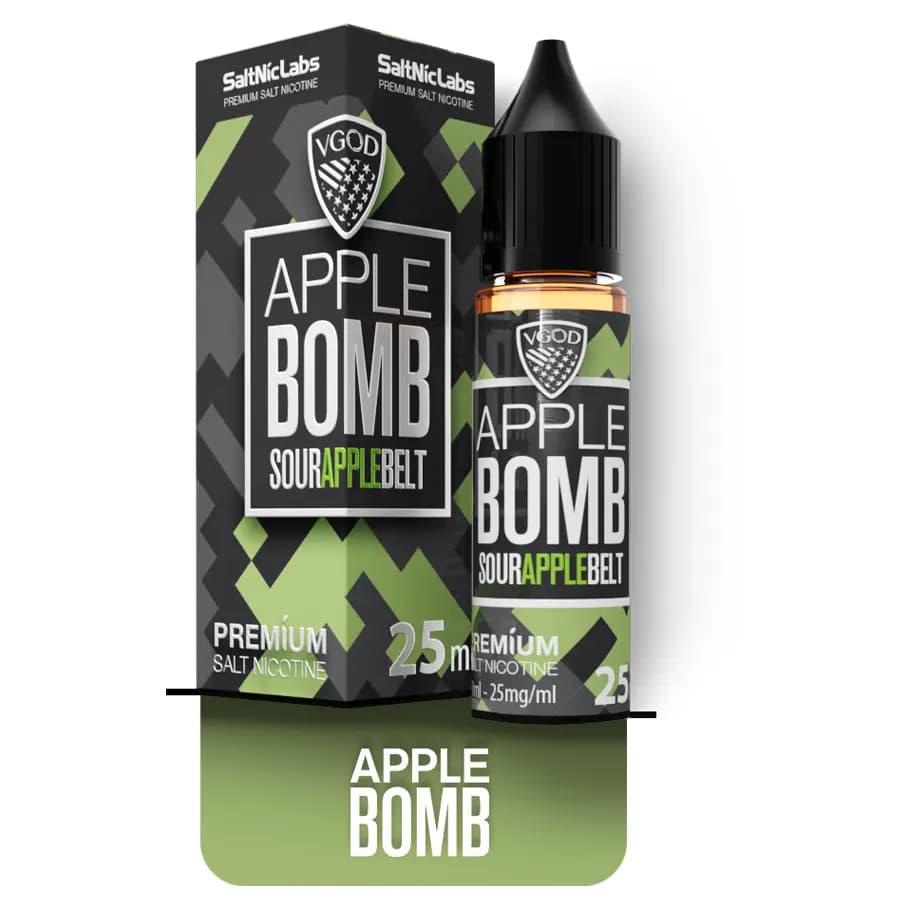 سالت نیکوتین سیب ترش بمب ویگاد VGOD APPLE BOMB SaltNic