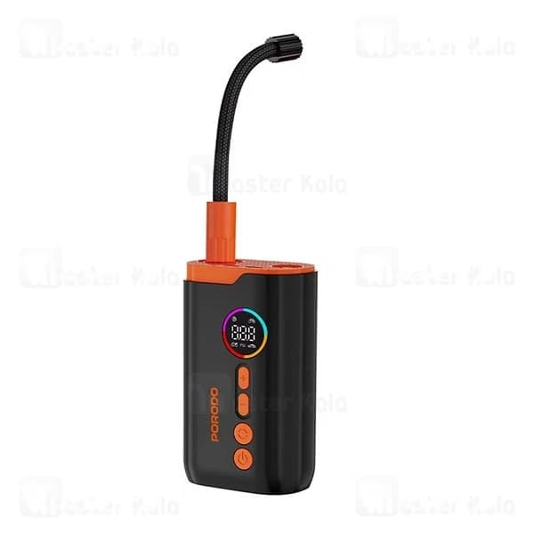 کمپرسور باد پرودو Porodo PD-LFST181 Lifestyle Air Inflator همراه با چراغ قوه — تصویر ۳