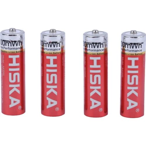 باتری چهارتایی قلمی شارژی هیسکا Hiska H15-AA4 AA 2400mAh