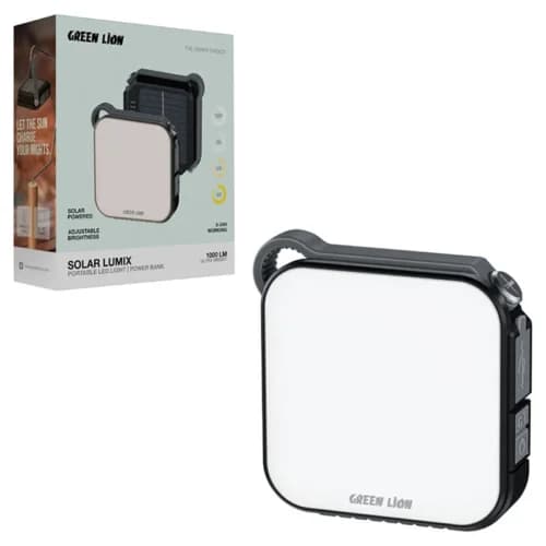 چراغ اضطراری شارژی خورشیدی گرین لاین Solar Lumix GL-FL7 GNSLLUMLED