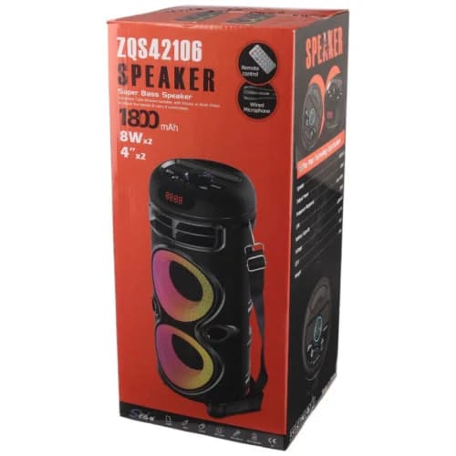 اسپیکر بلوتوثی سینگ ای ZQS42106 + میکروفون و ریموت کنترل تعمیری — تصویر ۲
